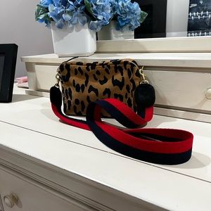 NWT Clare V Tan Pablo Cat Midi Sac Crossbody Tote